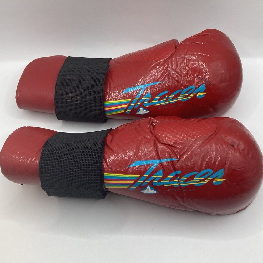 Kids Size “C” Century Tracer Red Protective Training Gloves Tae Kwon Do Karate